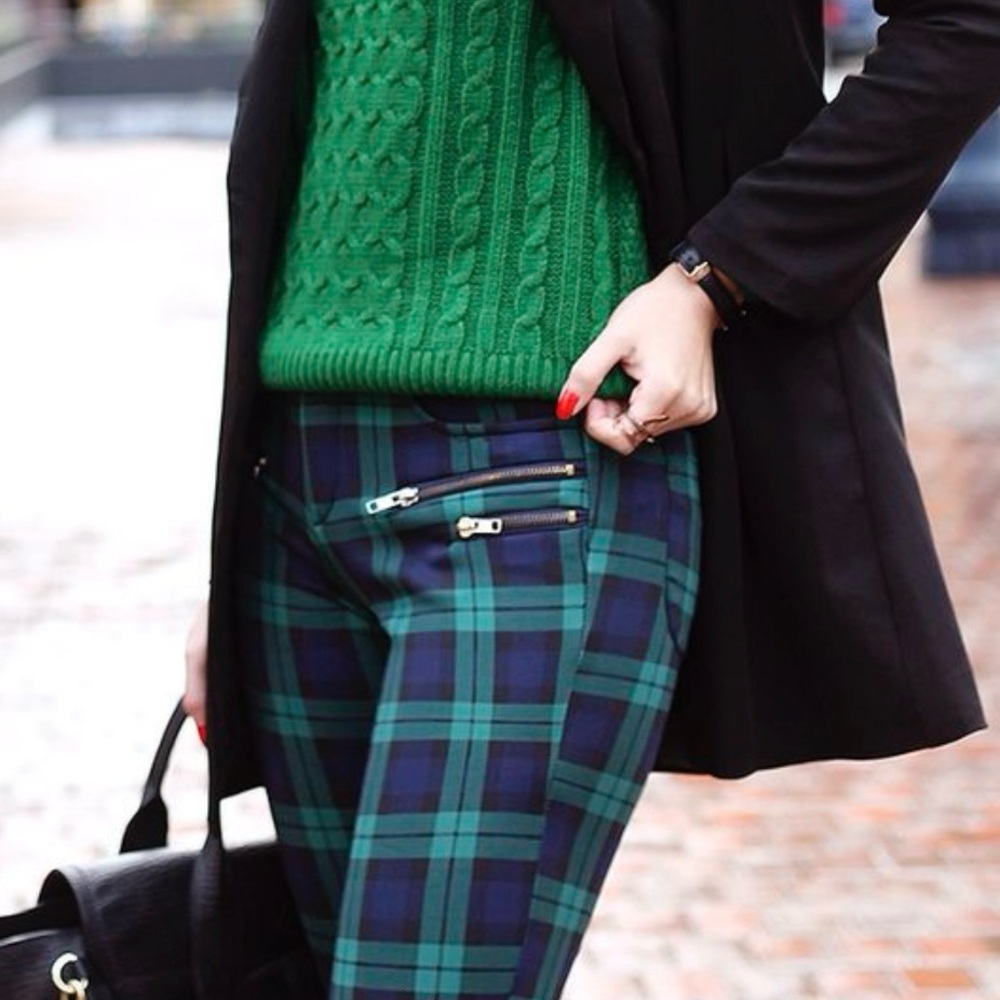 Calvin Klein Plaid Holiday Pants